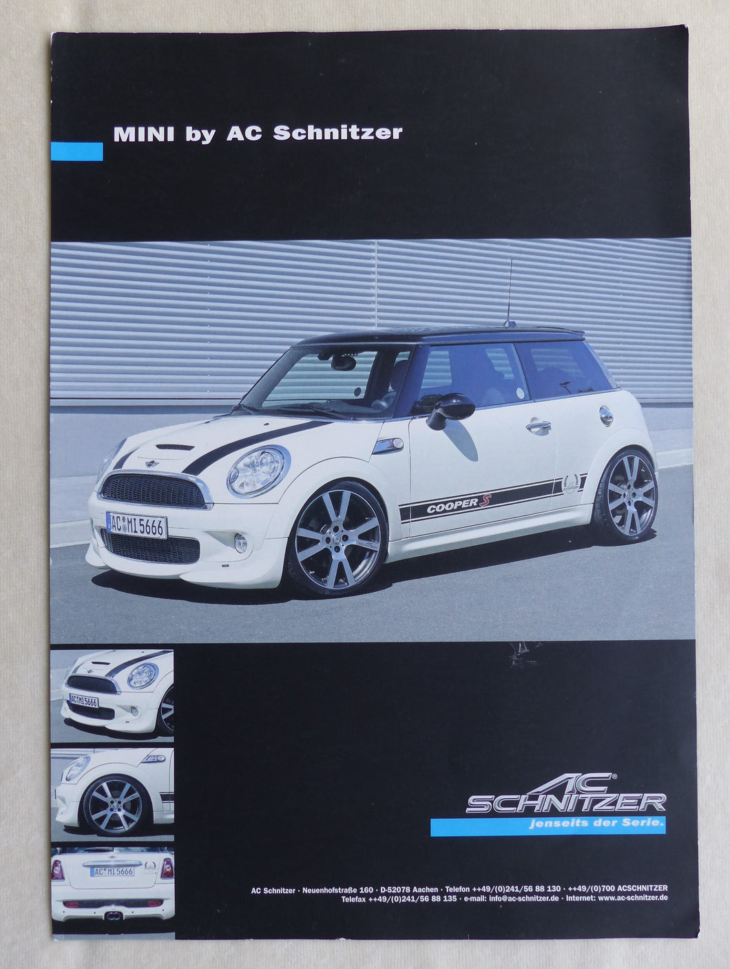 AC Schnitzer Mini Cooper S R56 - Prospekt Brochure 2010