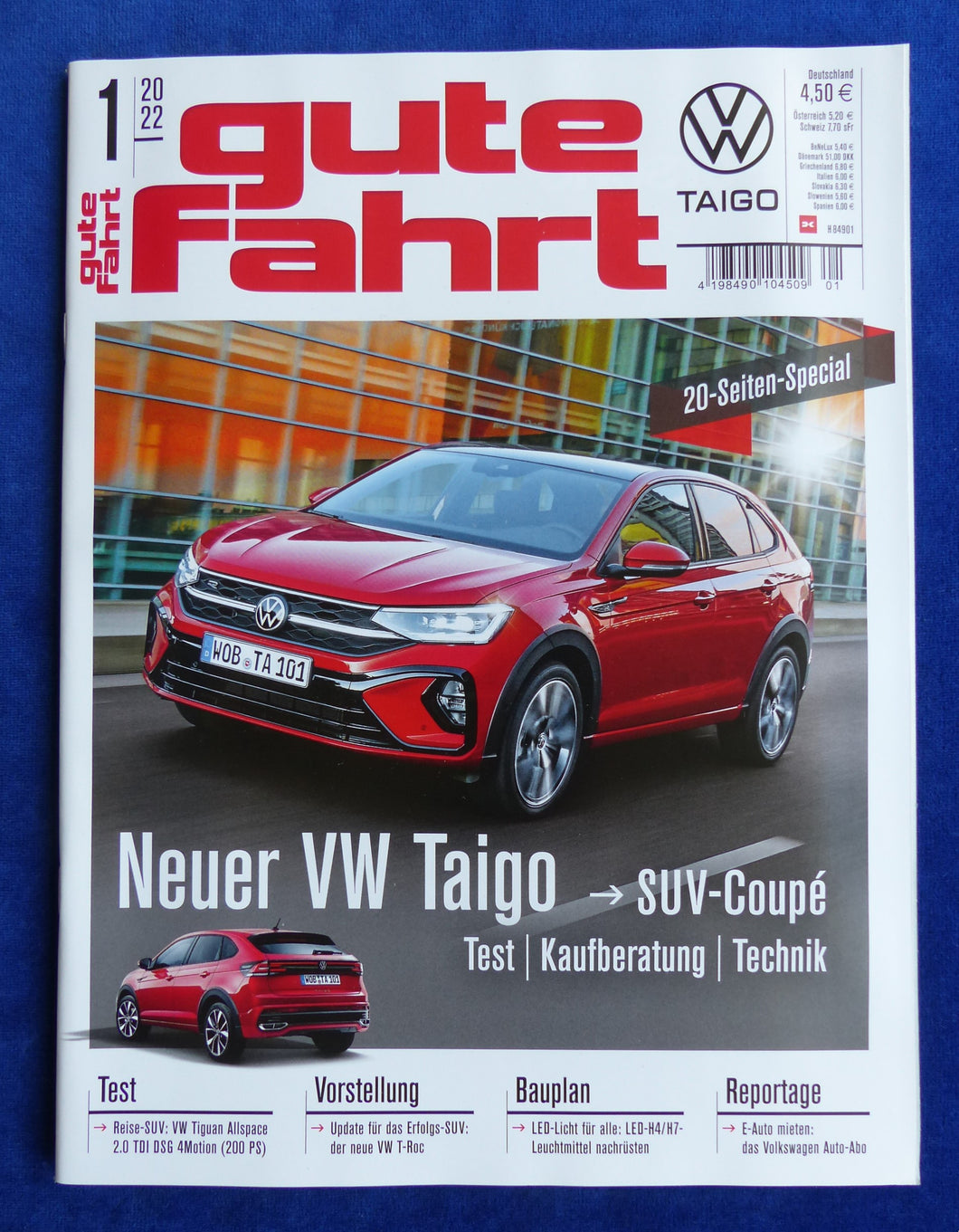 Gute Fahrt Heft 1/2022 - VW Taigo Tiguan MTM Audi RS5 Cupra Formentor Skoda