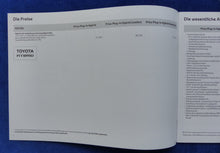 Lade das Bild in den Galerie-Viewer, Toyota Prius Plug-In Hybrid MJ 2020 - Prospekt Brochure + Preisliste 09.2019

