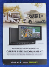 Lade das Bild in den Galerie-Viewer, Fusion Garmin Navigation Entertainment Reisemobile - Prospekt Brochure 2020
