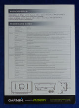 Lade das Bild in den Galerie-Viewer, Fusion Garmin Navigation Entertainment Reisemobile - Prospekt Brochure 2020

