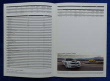 Lade das Bild in den Galerie-Viewer, Chevrolet Camaro MJ 2012 - Prospekt Brochure + Daten + Preisliste 10.2011
