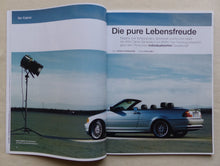 Lade das Bild in den Galerie-Viewer, BMW Magazin Genf 2000 - BMW 3er Cabrio M3 Coupe X5 Motorrad C1  F650 Formel 1
