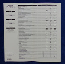 Lade das Bild in den Galerie-Viewer, Honda HR-V 5-Türer - Preisliste MJ 2004 - Prospekt Brochure 04.2003
