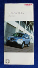 Lade das Bild in den Galerie-Viewer, Honda CR-V - Preisliste MJ 2004 - Prospekt Brochure 04.2003

