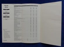 Lade das Bild in den Galerie-Viewer, Honda CR-V - Preisliste MJ 2004 - Prospekt Brochure 04.2003
