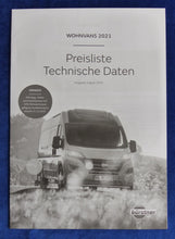 Lade das Bild in den Galerie-Viewer, Bürstner Wohnvans 2021 Campeo Eliseo - Prospekt + Preisliste 08.2020
