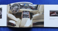 Lade das Bild in den Galerie-Viewer, Audi A8 L 3.0 TDI 4.2 FSI V8 W12 MJ 2012 - Hardcover Prospekt Brochure 10.2011
