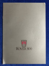 Lade das Bild in den Galerie-Viewer, Rover 800 825 Si Sterling MJ 1987 - Prospekt Brochure 1986
