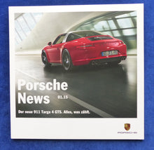 Lade das Bild in den Galerie-Viewer, Porsche News 01.2015 - 911 991 Targa GTS Cayenne Turbo Cayman GT4 911 GT3 RS

