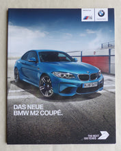 Lade das Bild in den Galerie-Viewer, BMW M2 Coupe 2er Typ F22 MJ 2016 - Prospekt Brochure 01.2016
