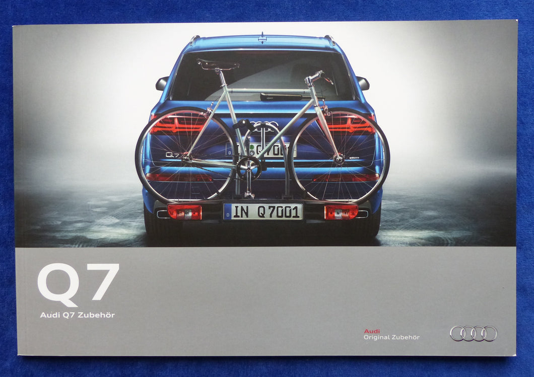 Audi Q7 Zubehör MJ 2016 - Prospekt Brochure 05.2015