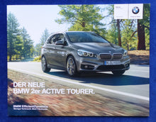 Lade das Bild in den Galerie-Viewer, BMW 2er Active Tourer 225i Typ F45 MJ 2014 - Preview Prospekt Brochure 01.2014
