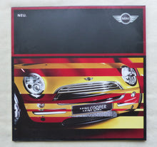 Lade das Bild in den Galerie-Viewer, Mini One Cooper 3-Türer Typ R50 MJ 2002 - Preview Prospekt Brochure 02.2001
