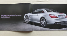 Lade das Bild in den Galerie-Viewer, Mercedes-Benz SL-Klasse Edition 1 MJ 2012 - Prospekt Preisliste Brochure 12.2011
