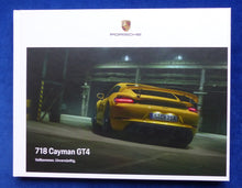 Lade das Bild in den Galerie-Viewer, Porsche 718 Cayman GT4 Typ 982 MJ 2021 - Hardcover Prospekt Brochure 09.2020
