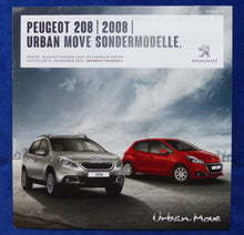 Lade das Bild in den Galerie-Viewer, Peugeot 208 2008 Urban Move - Preisliste MJ 2016 - Prospekt Brochure 12.2015
