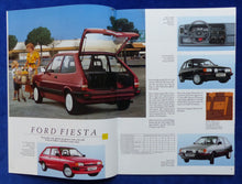Lade das Bild in den Galerie-Viewer, Ford Modelle 1987 - Fiesta Escort Sierra Scorpio - Prospekt Brochure 01.1987
