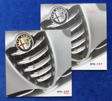 Lade das Bild in den Galerie-Viewer, Alfa Romeo 147 MJ 2001 - Prospekt Brochure + Preisliste 01.2001
