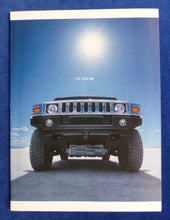 Lade das Bild in den Galerie-Viewer, Hummer 2003 H2 - Poster - US-Prospekt Brochure 2002 USA
