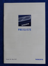 Lade das Bild in den Galerie-Viewer, Volvo V40 S70 V70 C70 940 V90 - Preisliste MJ 1998 - Prospekt Brochure 05.1997
