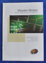 Lade das Bild in den Galerie-Viewer, Chrysler Stratus Cabrio - Daten Ausstattung MJ 1999 - Prospekt Brochure 04.1998
