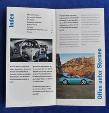 Lade das Bild in den Galerie-Viewer, Porsche News Frühjahr 98 - 911 Cabrio Boxster - Prospekt Brochure 02.1998
