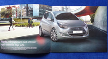 Lade das Bild in den Galerie-Viewer, Hyundai ix20 MJ 2016 - Prospekt Brochure 09.2015 Schweden schwedisch

