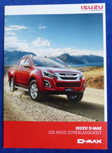 Lade das Bild in den Galerie-Viewer, Isuzu D-Max Pickup MJ 2018 - Prospekt Brochure 05.2017
