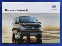 Lade das Bild in den Galerie-Viewer, VW Bus T6 Caravelle MJ 2016 - Prospekt Brochure 04.2015
