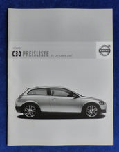 Lade das Bild in den Galerie-Viewer, Volvo C30 - Preisliste MJ 2008 - Prospekt Brochure 10.2007
