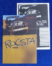 Lade das Bild in den Galerie-Viewer, Asia Motors Kia Rocsta - Zubehör 1995 - Prospekt Brochure + Preisliste 10.1994
