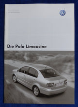 Lade das Bild in den Galerie-Viewer, VW Polo Limousine - Daten &amp; Ausstattungen MJ 2005 - Prospekt Brochure 07.2004
