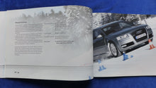 Lade das Bild in den Galerie-Viewer, Audi driving experience Winterprogramm 2009 A4 A8 Q7 - Prospekt Brochure 08.2008
