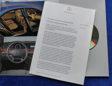 Lade das Bild in den Galerie-Viewer, Mercedes S-Klasse Typ 221 MJ 2006 - Pressemappe Fotos CD-Rom press-kit 06.2005
