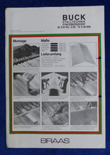 Lade das Bild in den Galerie-Viewer, Braas Rhenalux Lichtfirst Stall Lüftung - Prospekt Brochure 06.1986
