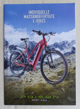 Lade das Bild in den Galerie-Viewer, Poison Unikat E-Bikes Pedelecs 2018 Lithium Cadmium Dioxin - Prospekt Brochure
