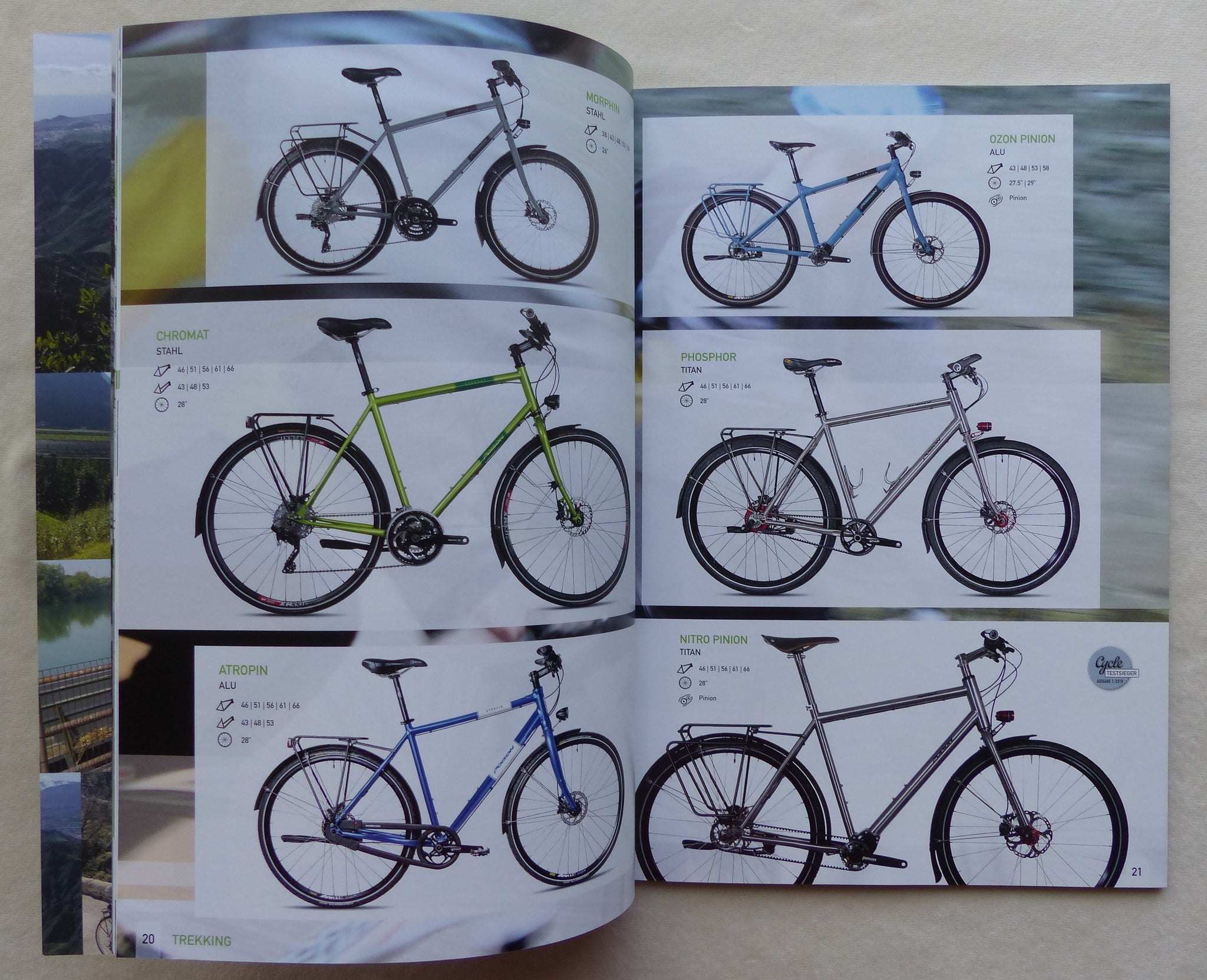 Poison Bikes Programm 2018 Fahrräder Urban Trekking Reiseräder