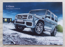 Lade das Bild in den Galerie-Viewer, Mercedes G-Klasse G 65 AMG - Preisliste MJ 2014 - Prospekt Brochure 11.2013
