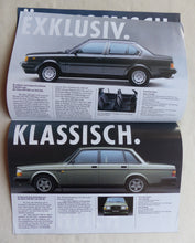 Lade das Bild in den Galerie-Viewer, Volvo Modelle 1985 - 340 360 240 740 760 - Prospekt Brochure 1984
