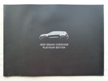 Lade das Bild in den Galerie-Viewer, Jeep Grand Cherokee Platinum Edition MJ 2016 - Prospekt Brochure 06.2015
