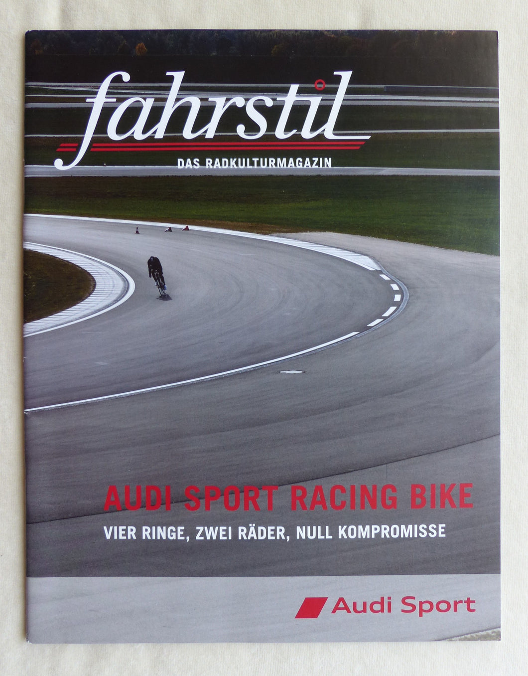 Audi Fahrstil Radkulturmagazin Sonderdruck 2015 Audi Fahrrad Sport Racing Bike