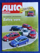 Lade das Bild in den Galerie-Viewer, Opel Zafira Chrysler PT Cruiser Citroen - Sonderdruck AutoZeitung Heft 18/2000

