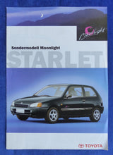 Lade das Bild in den Galerie-Viewer, Toyota Starlet Sondermodell Moonlight MJ 1997 - Prospekt Brochure 02.1997

