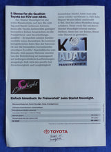Lade das Bild in den Galerie-Viewer, Toyota Starlet Sondermodell Moonlight MJ 1997 - Prospekt Brochure 02.1997
