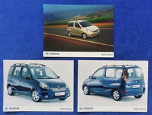 Lade das Bild in den Galerie-Viewer, Toyota Yaris Verso MJ 2000 - 3x Original Pressefotos press photos 1999
