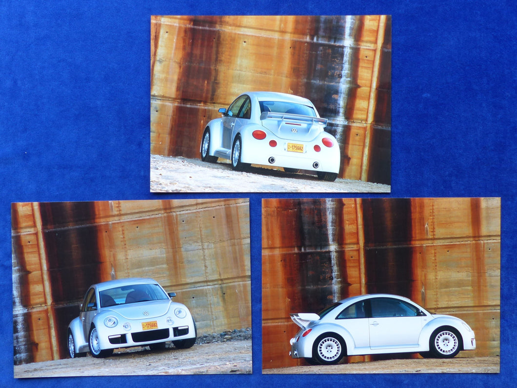 VW New Beetle RSi Studie MJ 1999 - 3x Original Pressefoto photo 01.1999
