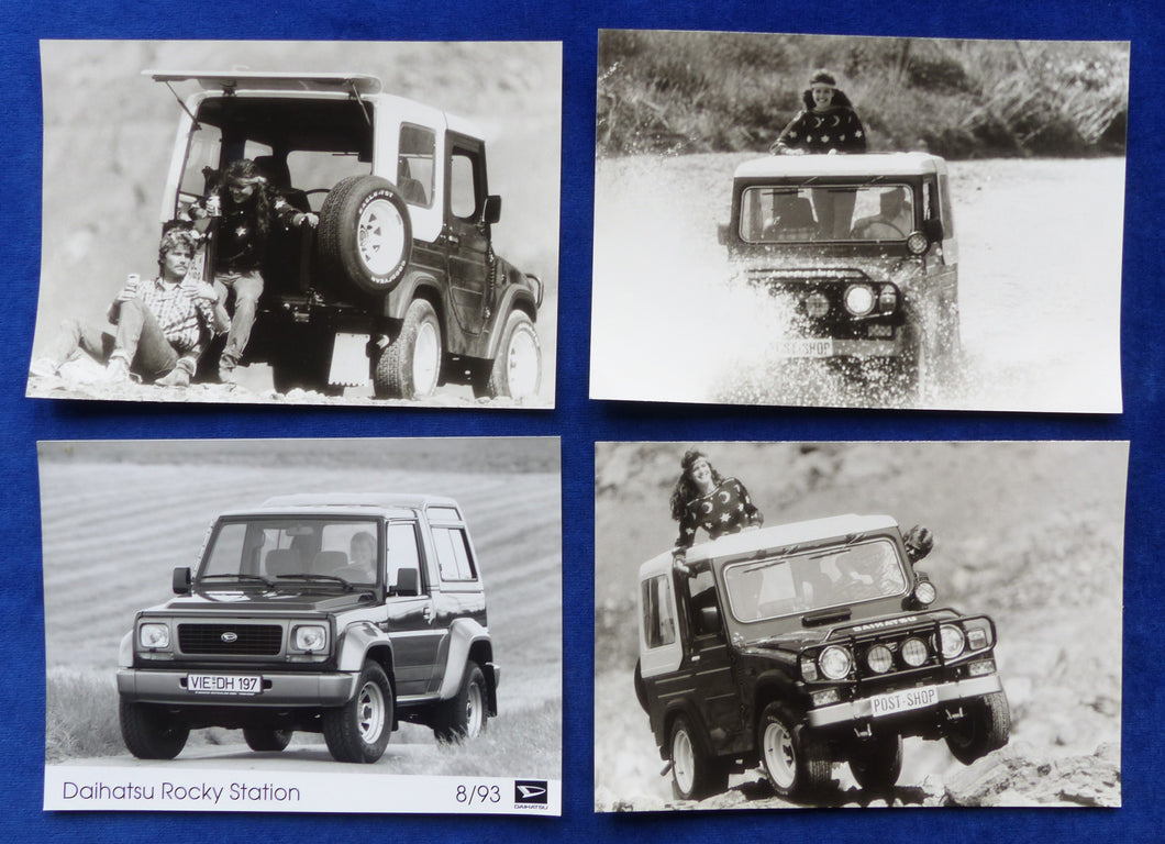 Daihatsu Rocky Station Wildcat - 4x Original Pressefotos 1982 1993