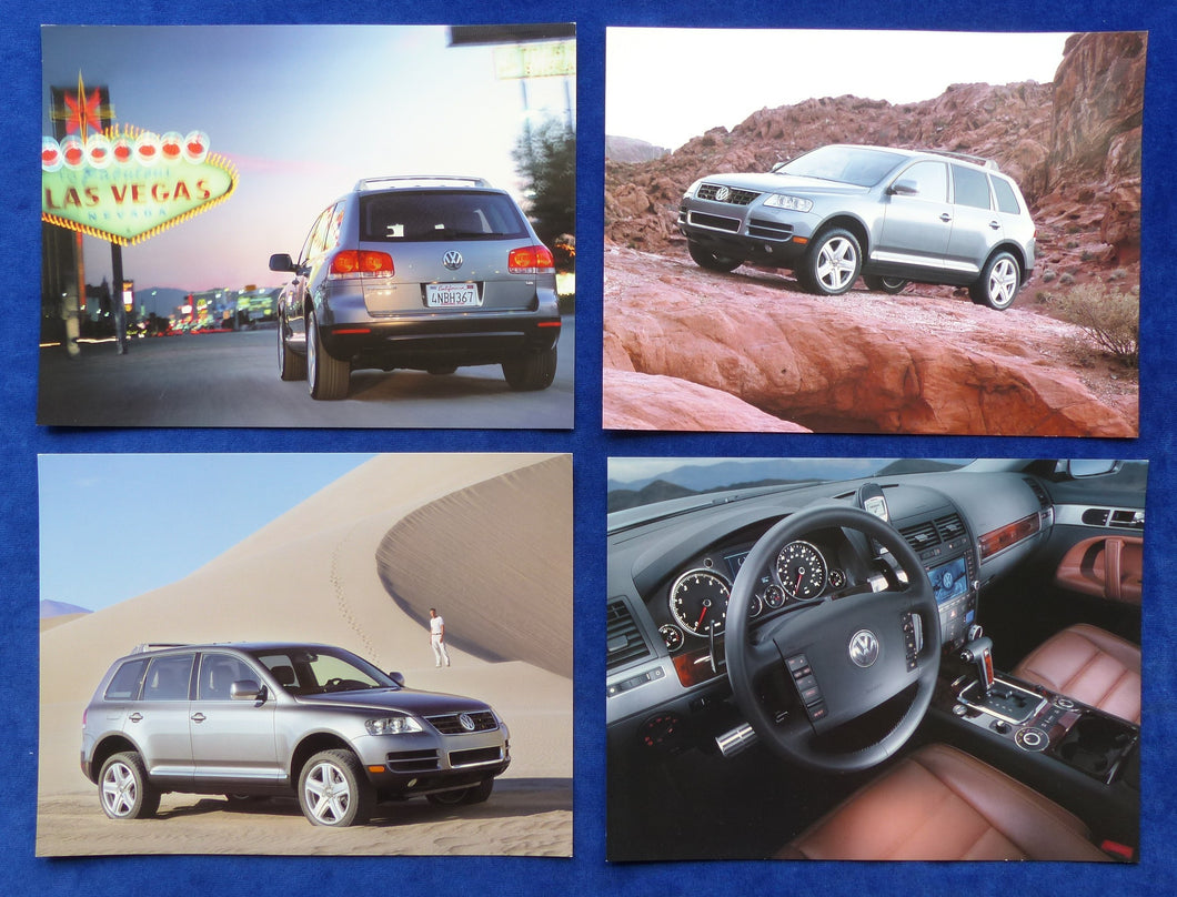 Volkswagen VW Touareg MJ 2003 - Konvolut 4x Original Pressefoto 01.2003