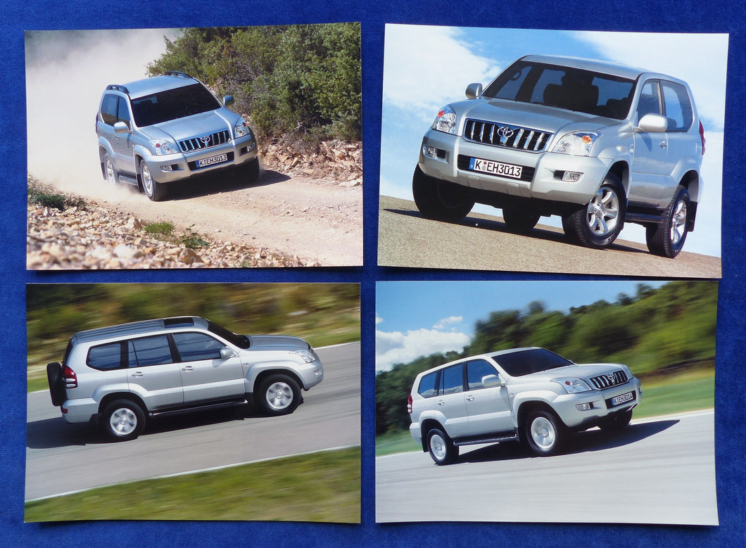 Toyota Land Cruiser MJ 2003 - 4x Original Pressefotos press photos 12.2002